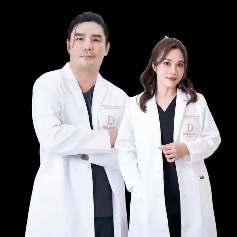 หมอจิ๊บและหมอโจ๊ก แพทย์ประจำ DermaDream Clinic